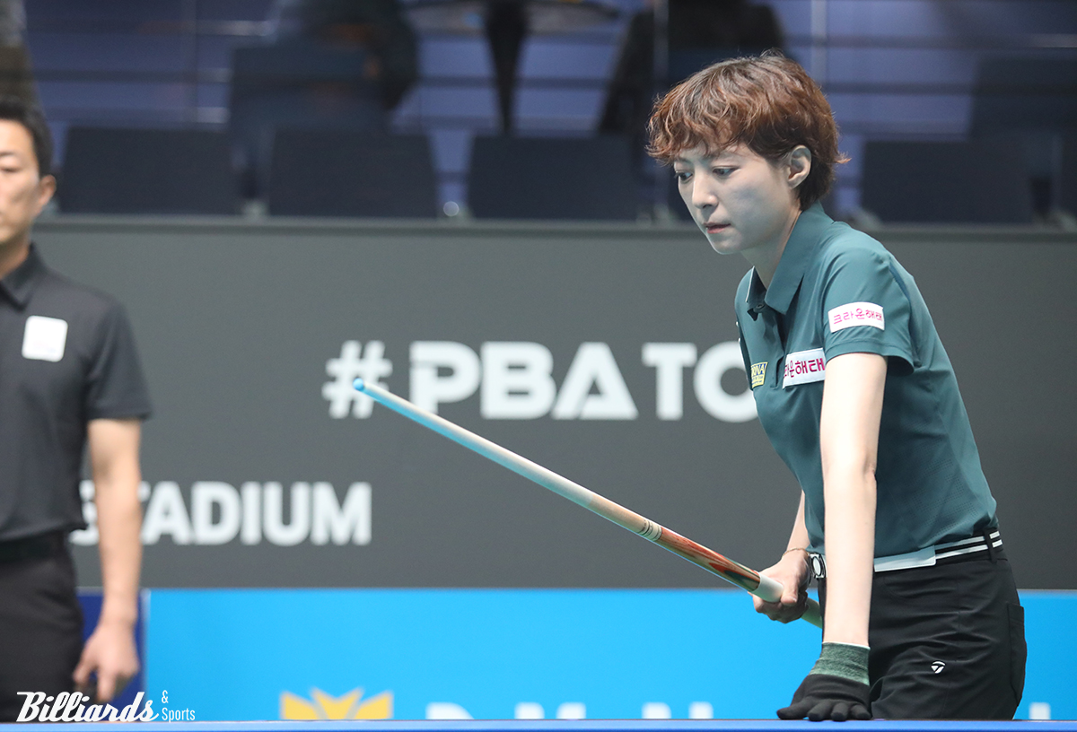 임정숙은 PPQ에서 권발해를 꺾고 64강에 오른 오혜인을 제압하고 32강에 올랐다. 사진=고양/이용휘 기자