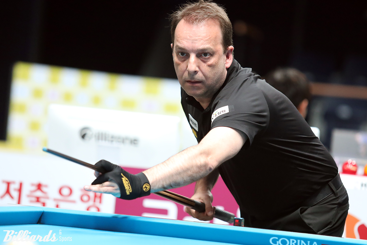 '사대천왕' 다니엘 산체스(에스와이)와 'PBA 최강자' 다비드 마르티네스(크라운해태), 다비드 사파타(블루원리조트), '탑건' 하비에르 팔라존(휴온스) 등 스페인의 최강자들이 프로당구(PBA) 무대를 다시 점령할 수 있을지 6차 투어 'NH농협카드 챔피언십'이 시작부터 관심이 고조되고 있다.   사진=빌리어즈앤스포츠 DB