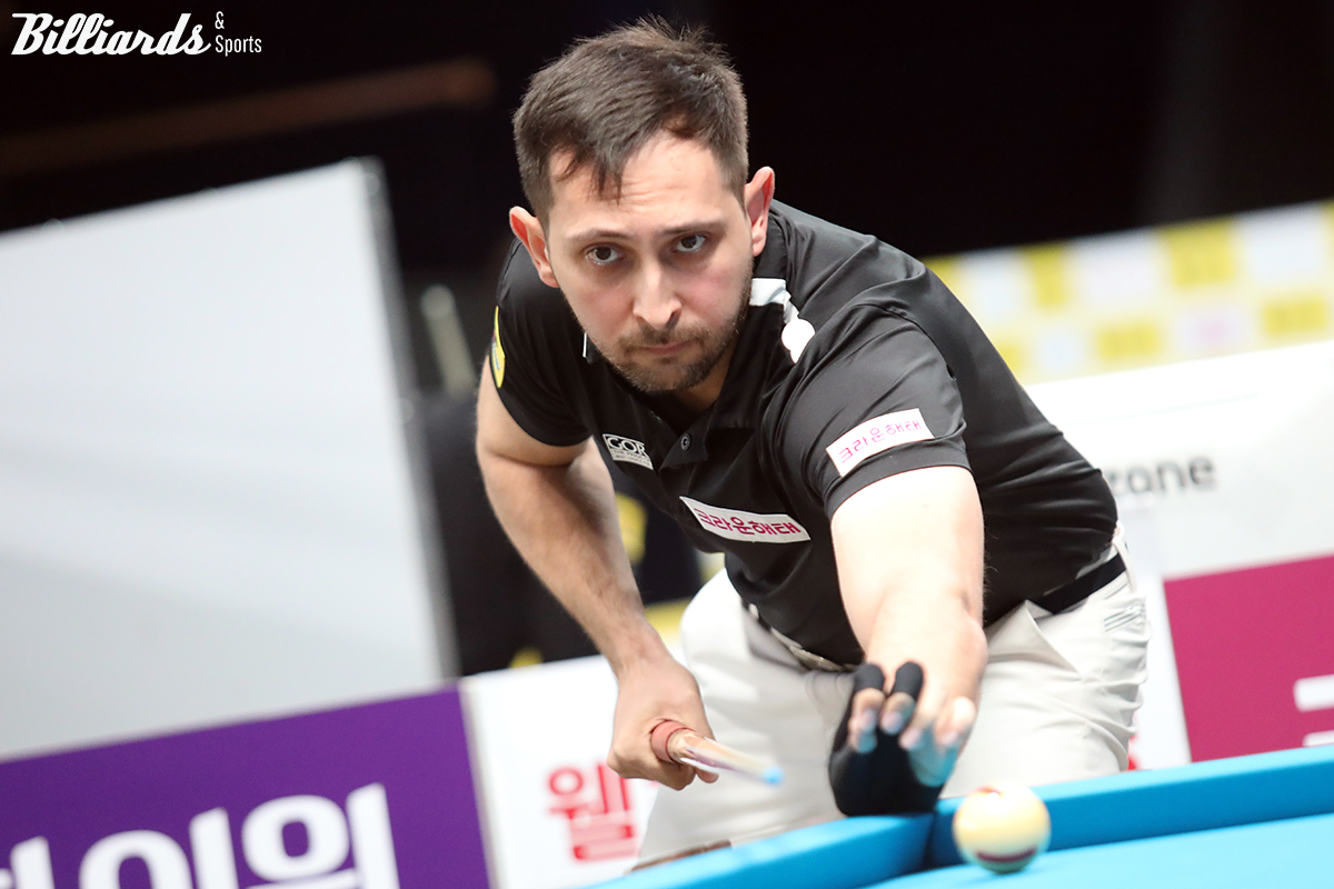 '무적함대 4인방' 중 가장 마지막까지 살아 남은 다비드 마르티네스(크라운해태)는 32강전에서 베트남의 응우옌꾸옥응우옌(하나카드)에게 0-3으로 져 탈락했다.  사진=빌리어즈앤스포츠 DB