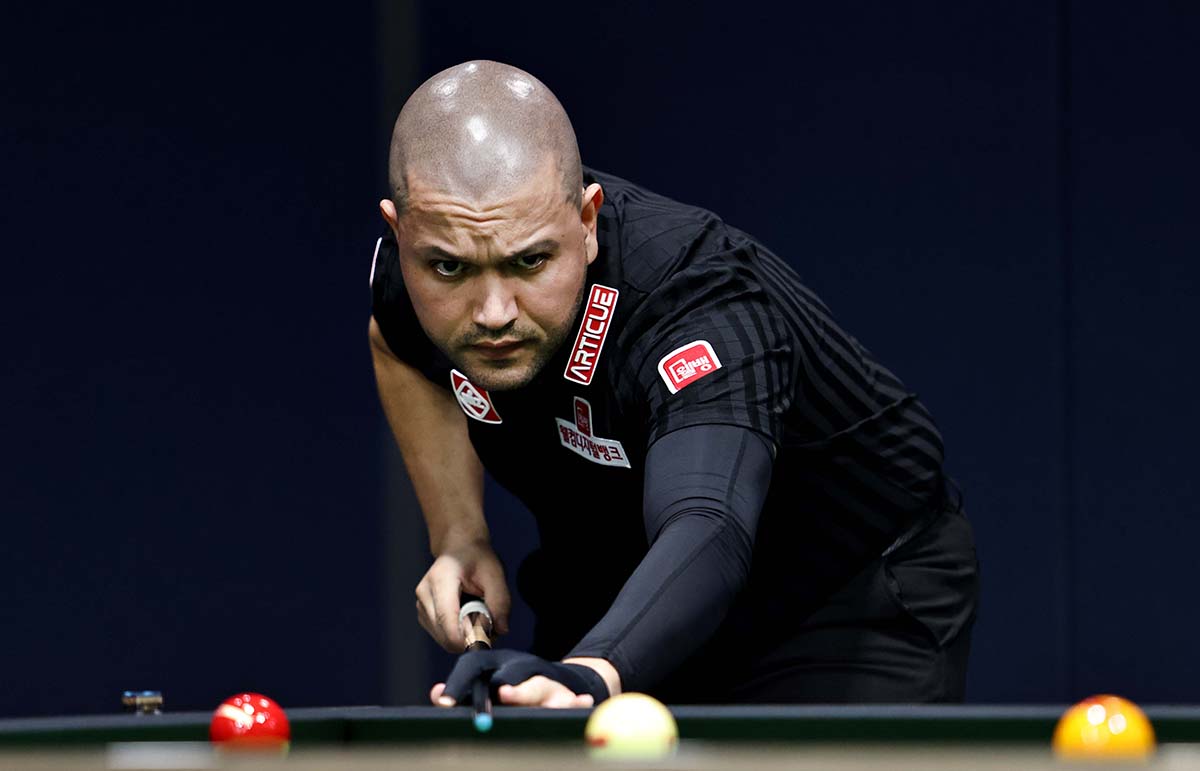 튀르키예 선수 중 유일하게 8강에 진출한 비롤 위마즈(웰컴저축은행).