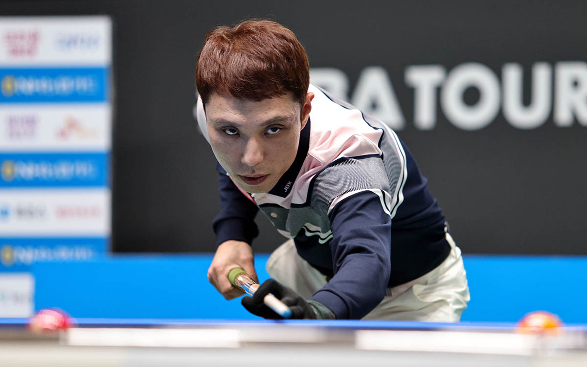 '투어 1승' 최원준(45)이 'NH농협카드 PBA 챔피언십'에서 1년 8개월여 만에 투어 준결승에 진출했다.   사진=PBA 제공