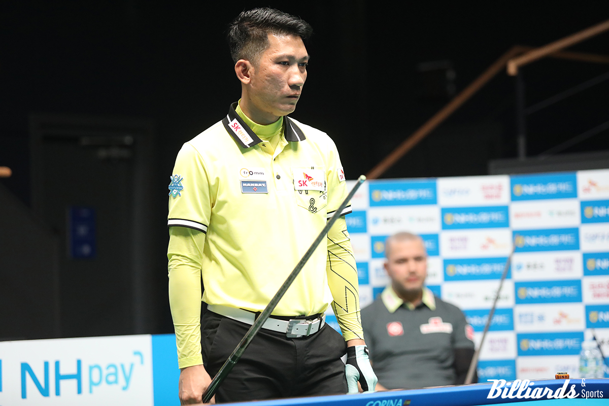 1세트를 역전패 당한 응오딘나이는 끝내 분위기를 반전시키지 못했다. 사진=고양/이용휘 기자