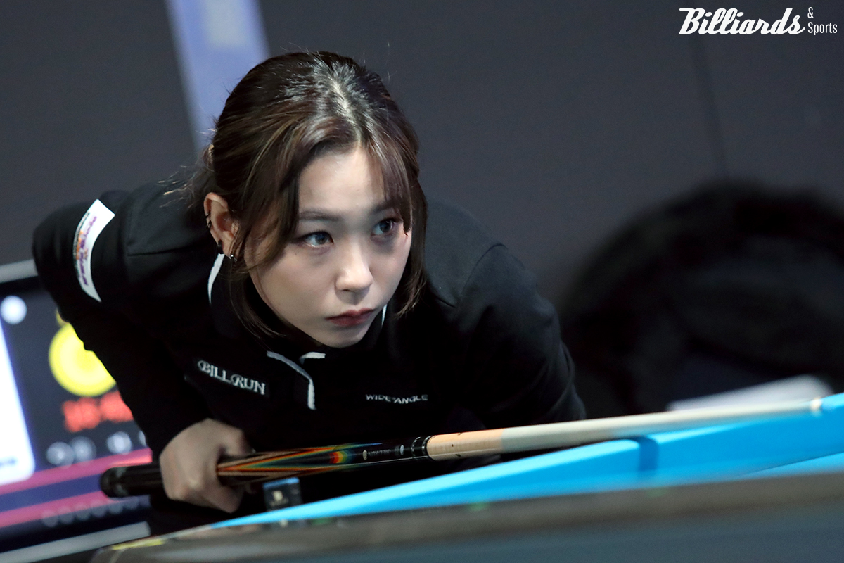 후공에서 하이런 4점을 터트려 단 1점 차로 권발해를 꺾은 송민지. 