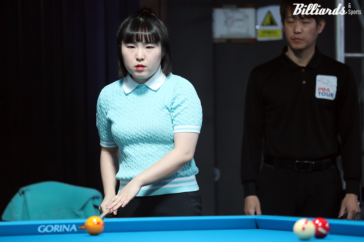 김상아를 꺾고 32강에 올라온 이다정. 24일 열리는 32강전에서 이다정은 한지은과 16강행을 다툰다.