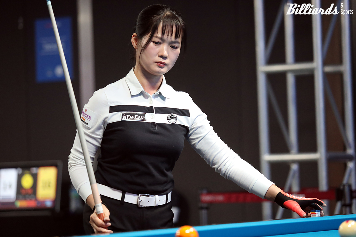 32강에서 김예은과 대결하는 김정미.