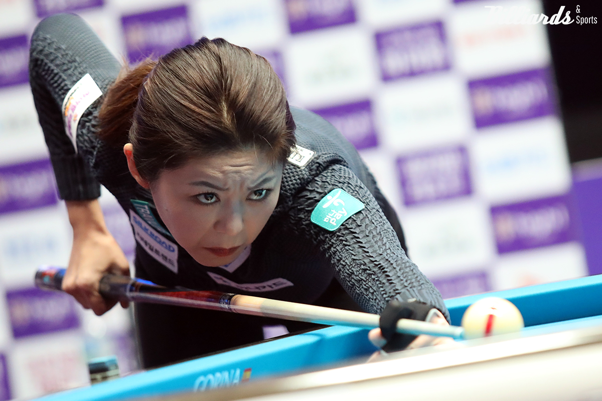 '당구 여제' 김가영(하나카드)은 한지은(에스와이)을 상대로 복수전에 나선다.