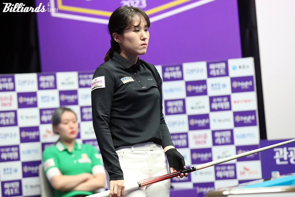 임혜원은 16강전에서 히가시우치 나쓰미(웰컴저축은행)와 승부를 벌인다.