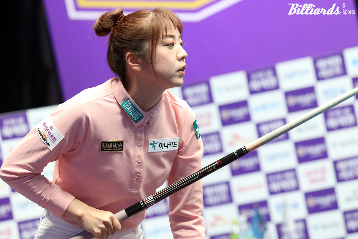 8강에서 한지은과 대결하는 일본의 사카이 아야코(하나카드).