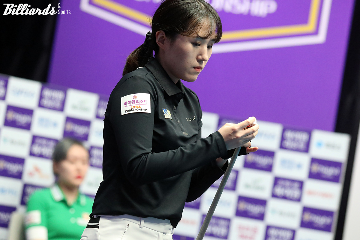 '언더독' 임혜원(27)이 여자 프로당구 시즌 7차 투어 '하이원리조트 LPBA 챔피언십' 8강전에서 스롱 피아비(블루원리조트)를 상대로 준결승에 도전한다.  사진=정선/이용휘 기자