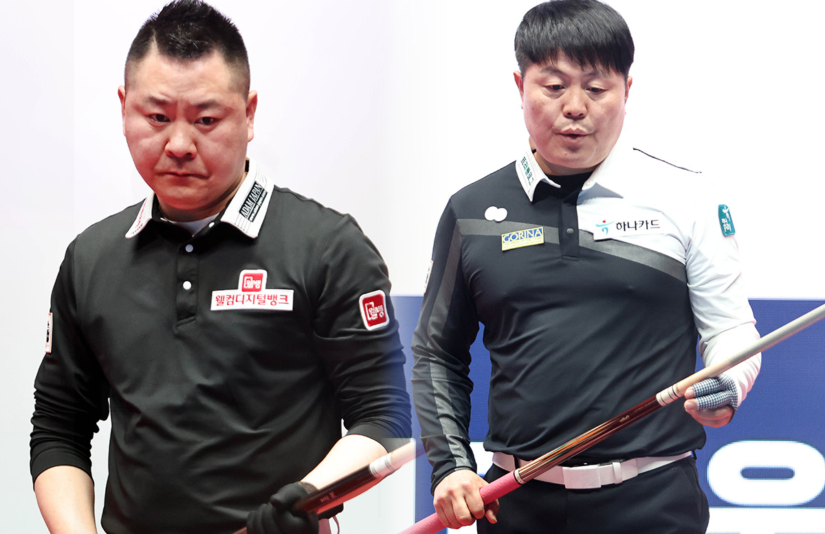 서현민(웰컴저축은행·왼쪽)과 김병호(하나카드)는 16강 토너먼트 진출을 확정했다.