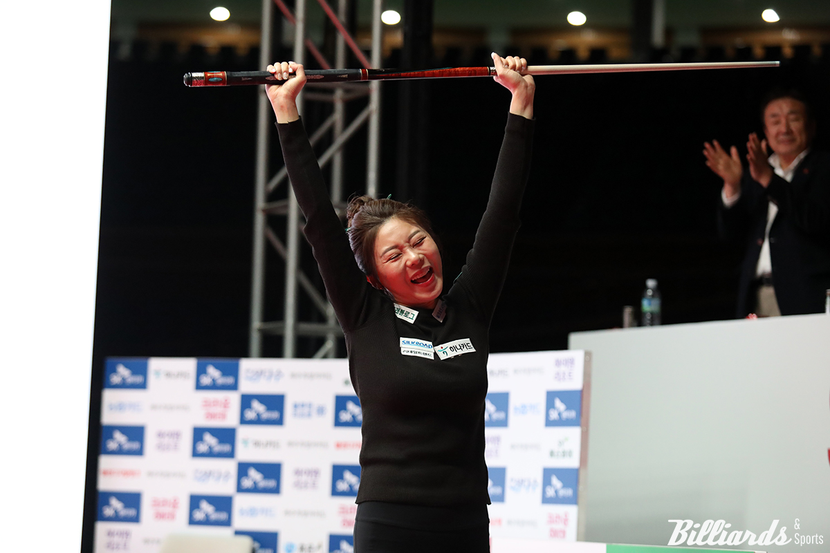 김가영은 여자 LPBA 선수 최초로 누적상금 3억원을 돌파했다.