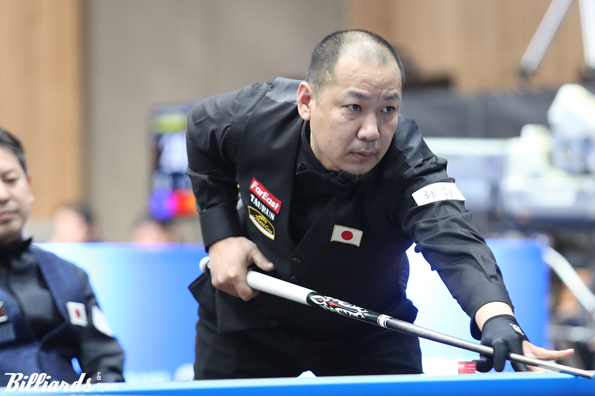 본선 16강에서 조명우와 대결을 앞둔 일본의 미야시타 타카오.