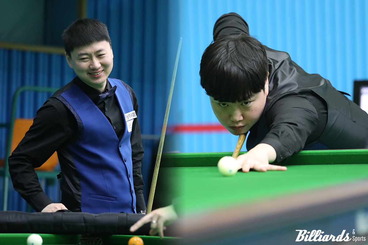 스누커 우승을 차지한 허세양(좌)과 잉글리시빌리어드 우승을 차지한 이대규(우). 사진=양구/이용휘 기자
