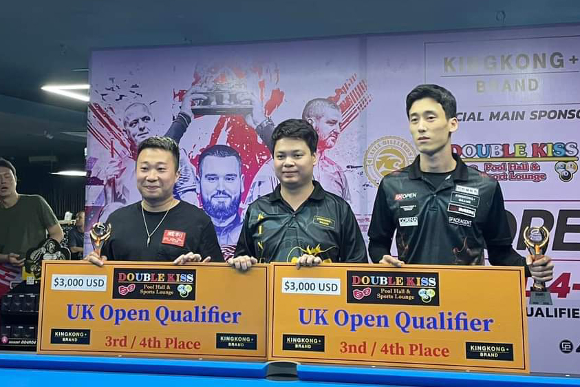 UK오픈 풀챔피언십 본선 진출권을 손에 넣은 권호준. 사진=권호준 제공