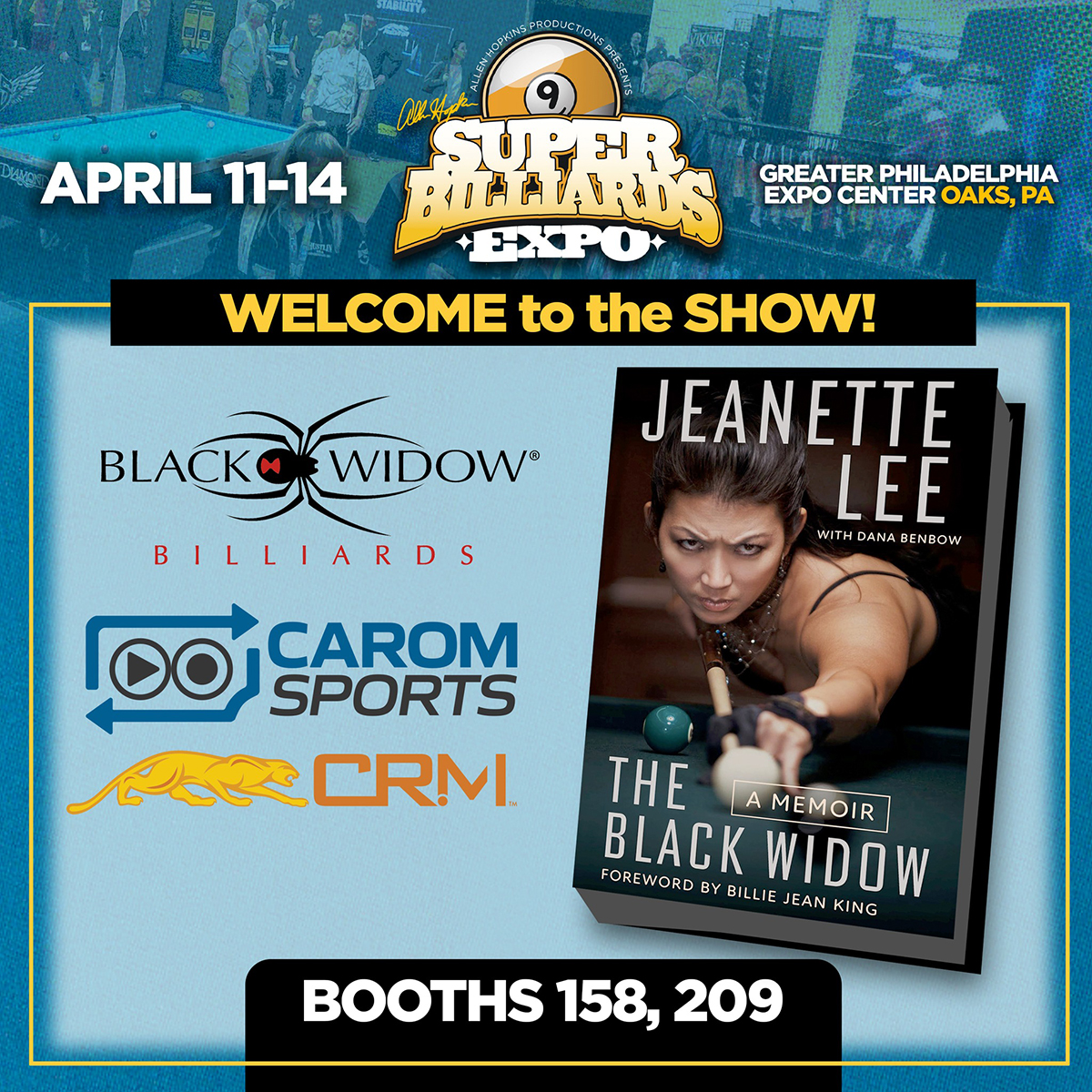 자넷 리는 이번 주말 미국 필라델피아에서 열린 '슈퍼 당구 엑스포'에 참가해 쇼를 선보일 예정이었다. 사진=슈퍼당구엑스포 제공