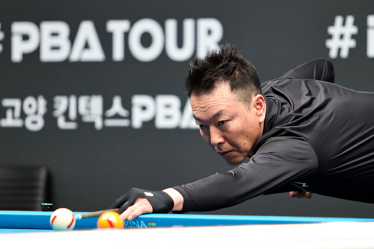 큐스쿨 첫날 2라운드행을 결정한 조병찬.