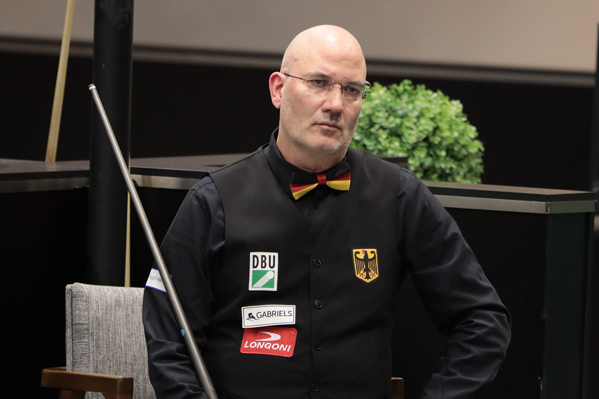 결승에서 토브욘 블롬달과 맞붙은 마틴 혼.