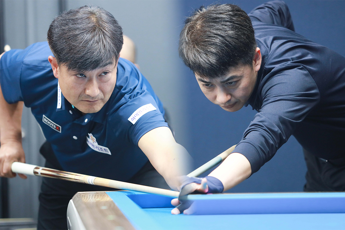 PBA 큐스쿨 2R 2일차에 마지막 대결까지 살아있다면, 이충복과 김기혁 중 한 명이 1부 투어에 진출한다. 사진=PBA 제공