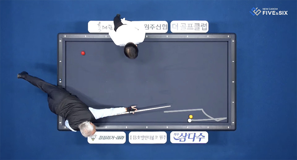 당구대회 경기 영상. 프로당구(PBA)와 대한당구연맹(KBF), 그리고 세계캐롬연맹(UMB)의 심판 규정에는 아직까지 '영상 판독'에 대한 규정이 없다. 사진=빌리어즈앤스포츠 DB