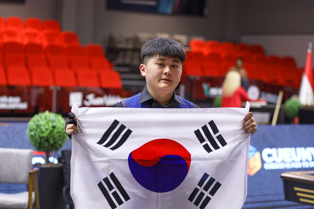 지난 2023년 세계주니어3쿠션선수권대회에 첫 출전해 우승을 차지한 오명규가 이번에는 월드컵에 도전한다.