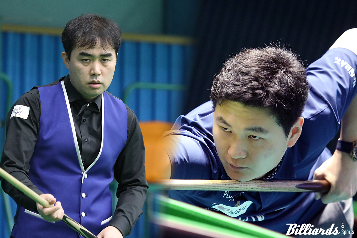 '2024 스누커-잉빌 그랑프리' 1차전이 개최된다. 사진은 스누커와 잉글리시빌리어드에 각각 8강 시드를 받고 출전하는박용준(우)과 황철호(좌). 사진=빌리어즈앤스포츠 DB