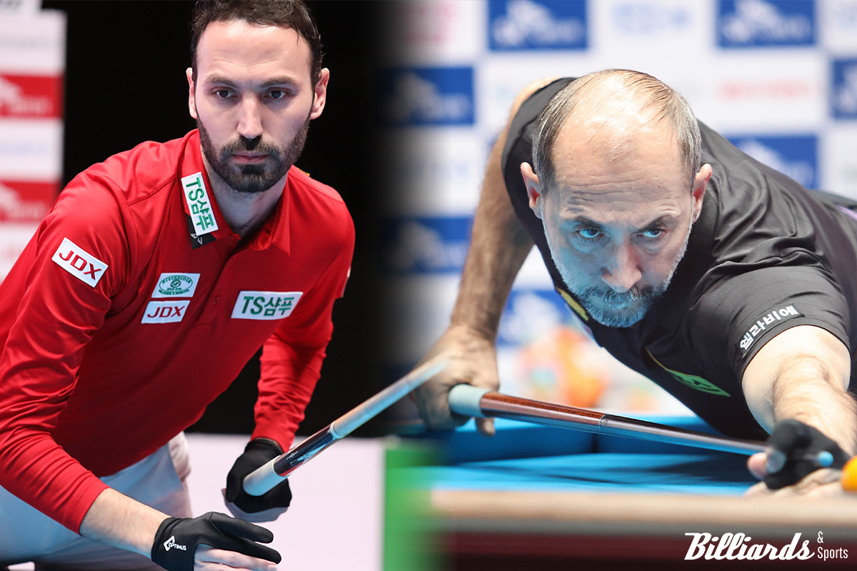 필리포스 카시도코스타스와 세미 사이그너가 한 유니폼을 입는다. 사진=빌리어즈앤스포츠 DB