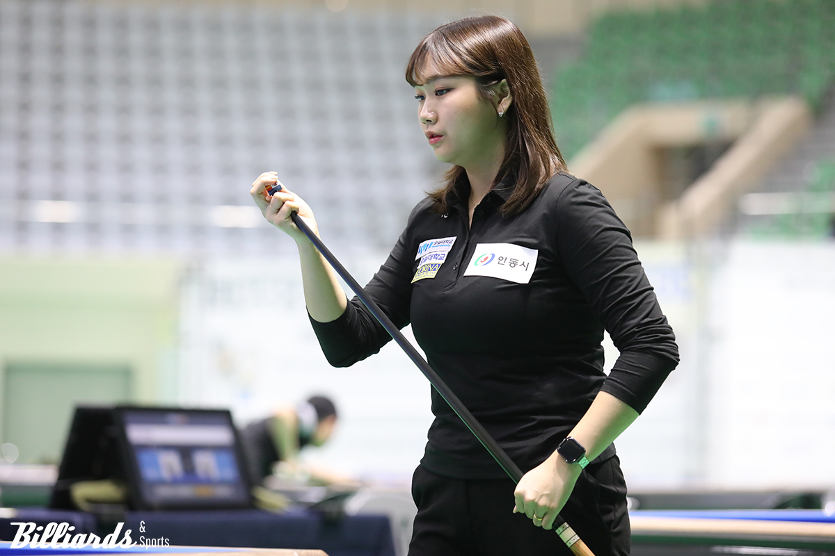 백가인에게 패해 공동3위를 차지한 박세정