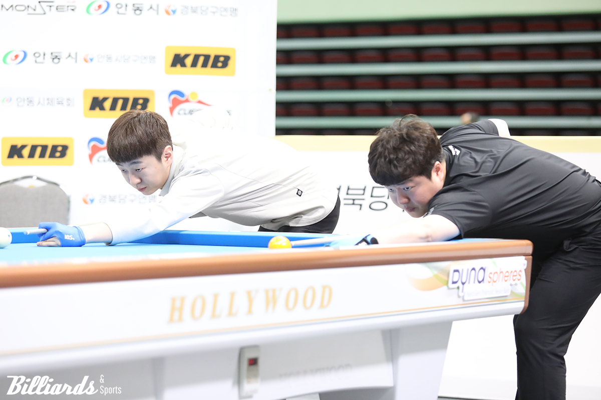 허진우와 조명우의 준결승전 뱅킹