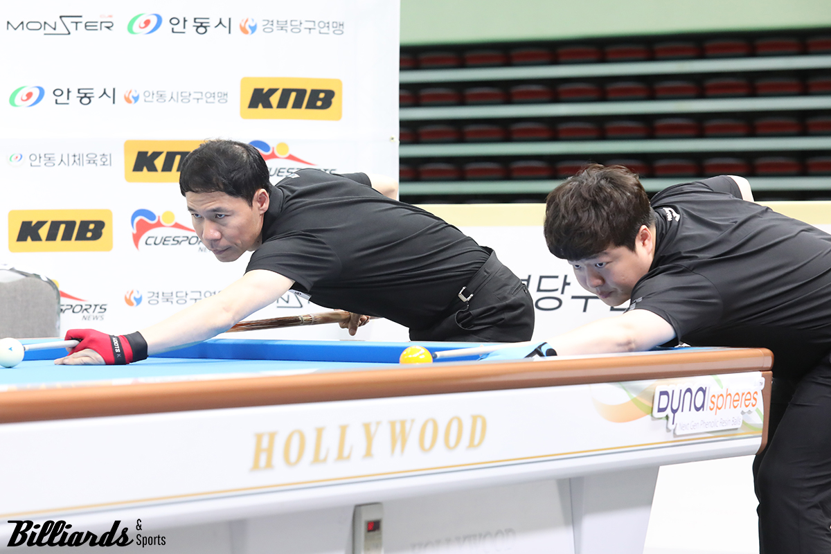 허정한과 조명우의 결승전 뱅킹