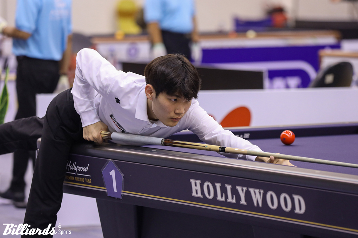 '아시아 주니어챔피언' 박정우가 '스승' 다오반리를 35:29로 이긴 데 이어 호세 미구엘 소아레스까지 35:31로 꺾고 Q라운드에 올랐다. 사진=SOOP 제공