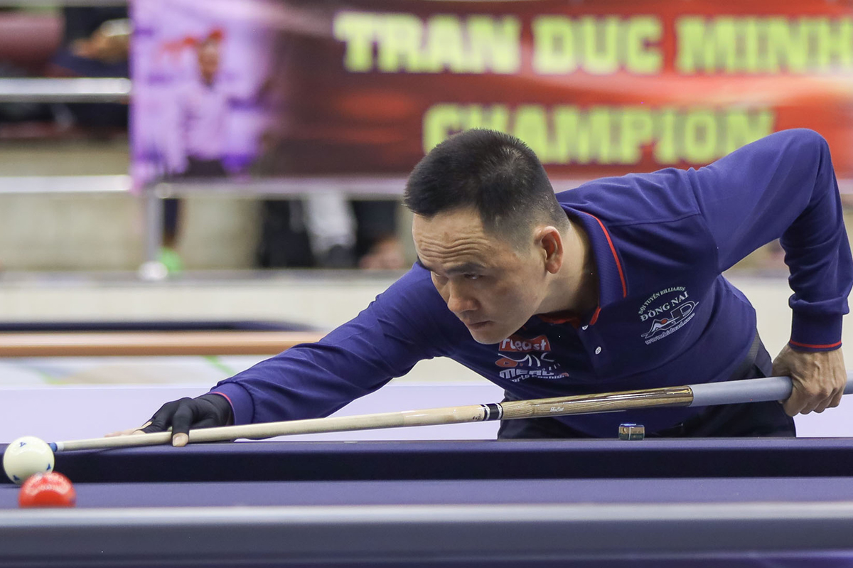 쩐득민이 결승에서 김준태를 50:46으로 꺾고 3쿠션당구월드컵 첫 우승 타이틀을 손에 넣었다.