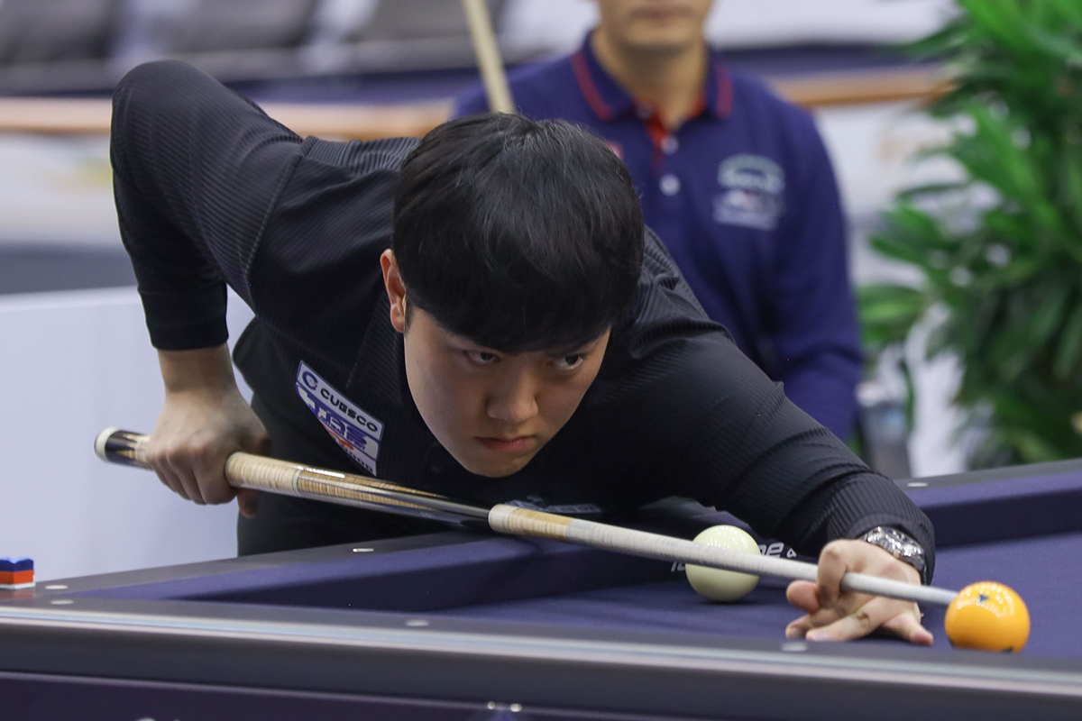 20이닝 후공 타석에 선 김준태는 12점의 하이런을 성공시키고 45:43으로 쩐득민을 추격하며 명승부를 연출했다. 