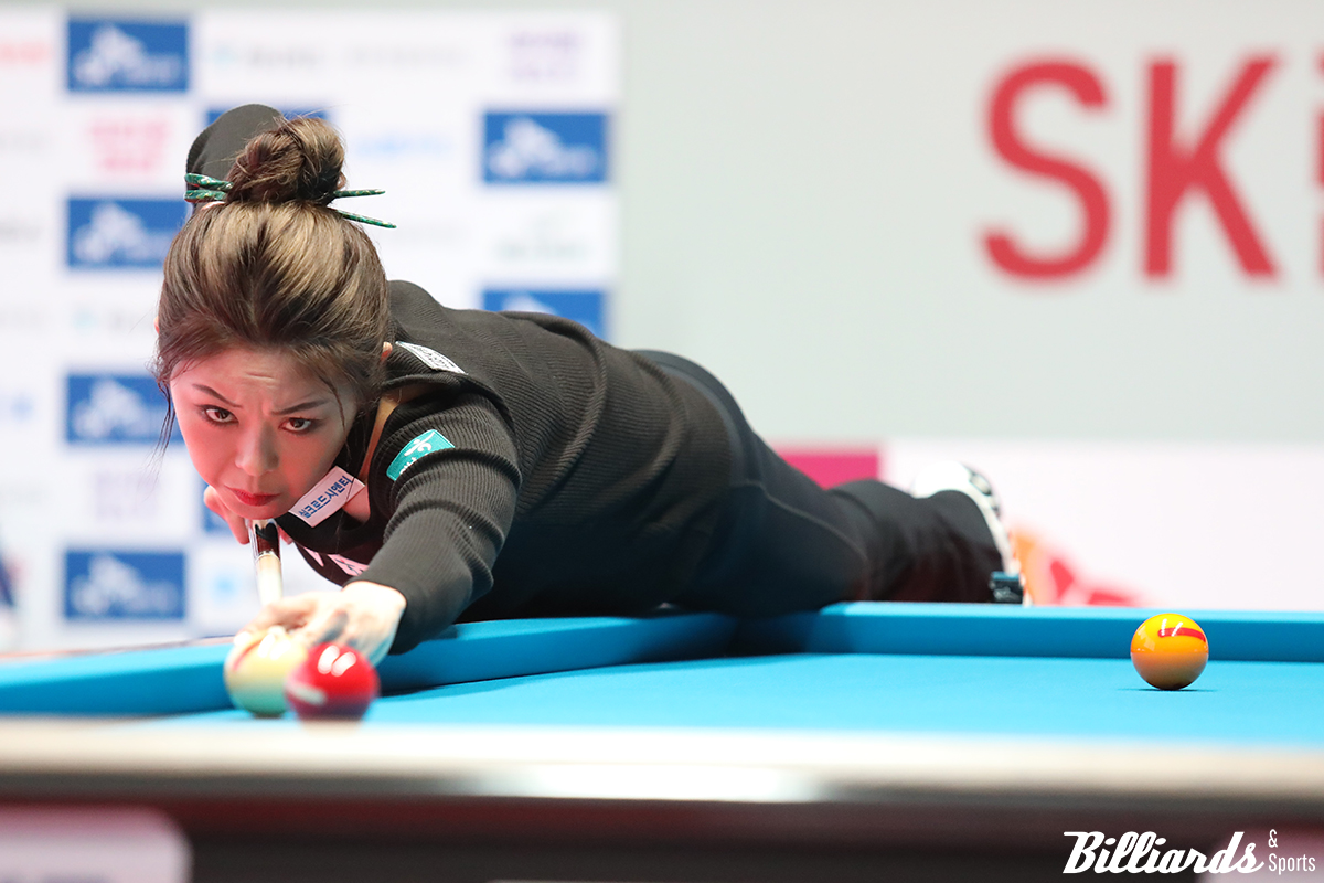 여자부 'SK렌터카-제주 LPBA 월드챔피언십'에서 우승을 차지한 김가영