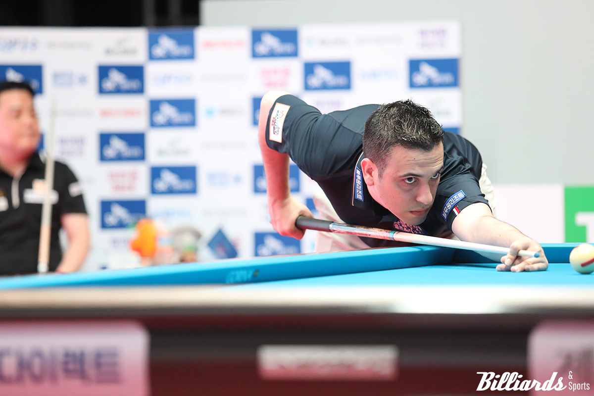 'SK렌터카-제주 월드챔피언십'에서 조재호와 결승전 대결을 벌이고 있는 다비드 사파타