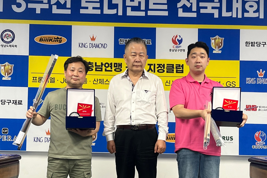 준우승자 배창진(왼쪽)과 우승자 박경규B(오른쪽)