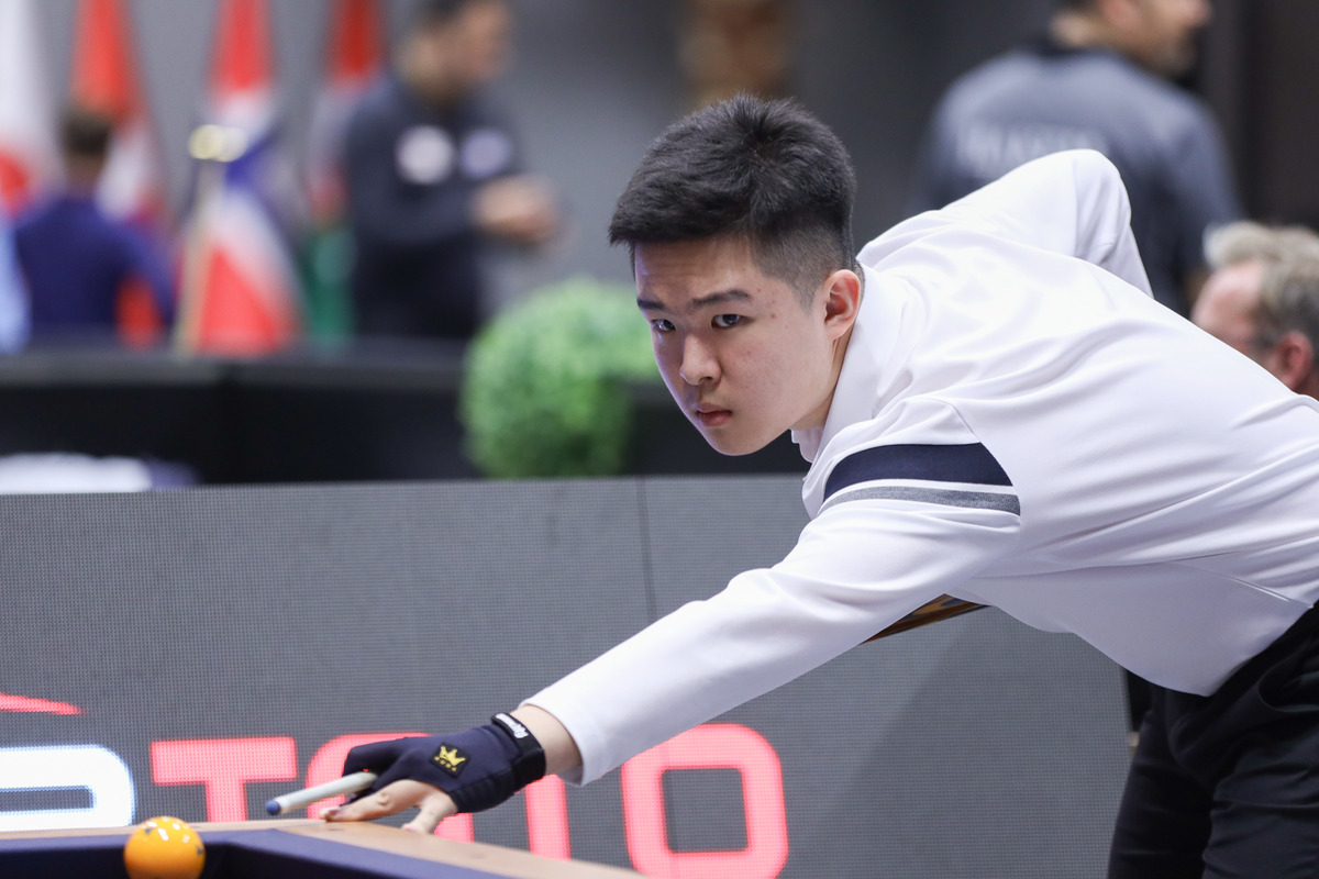 1승 1패를 거둬 조 2위로 PPQ 진출에 아쉽게 실패한 한국의 김도현.