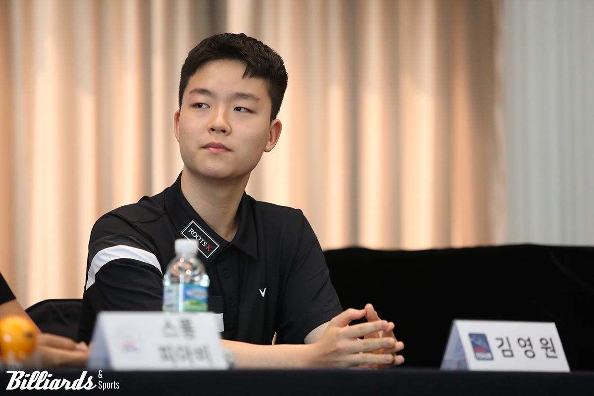 자력으로 1부 투어에 오른 '최연소 프로당구선수' 김영원도 이번 미디어데이에서 새 시즌에 임하는 각오를 전했다.