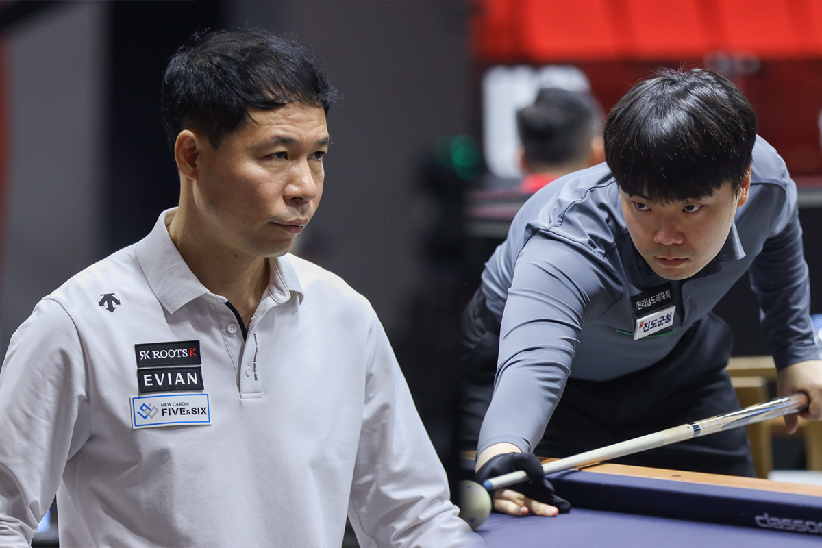 한국 선수 중에서는 허정한이 3승을 거두고 조 1위로, 김행직이 2승1패를 거두고 조 2위로 16강 진출에 성공했다. 사진=SOOP 제공