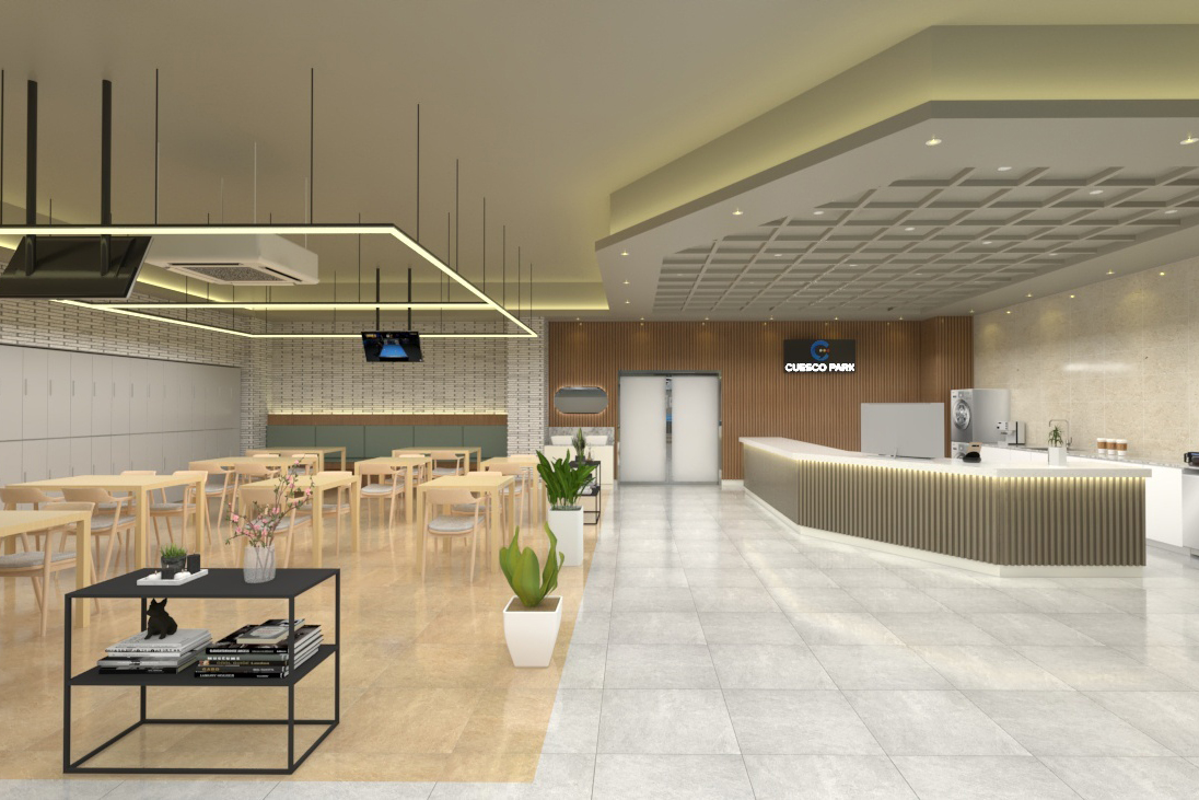 '큐스코 파크' 휴게 공간 조감도. 사진=큐스코 제공