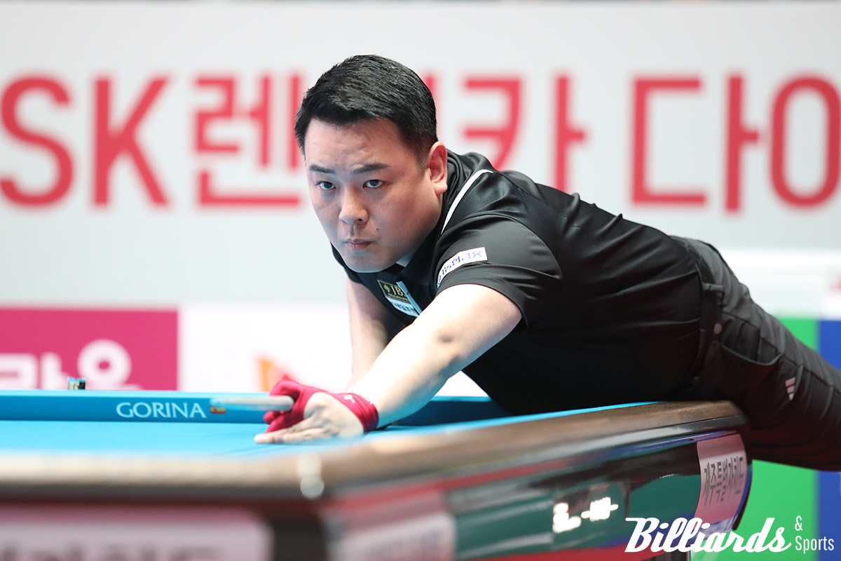 '슈퍼맨' 조재호가 PBA 투어 시즌 개막전 첫 경기에서 팀 동료 마민껌의 아들과 붙는다. 사진=이용휘 기자