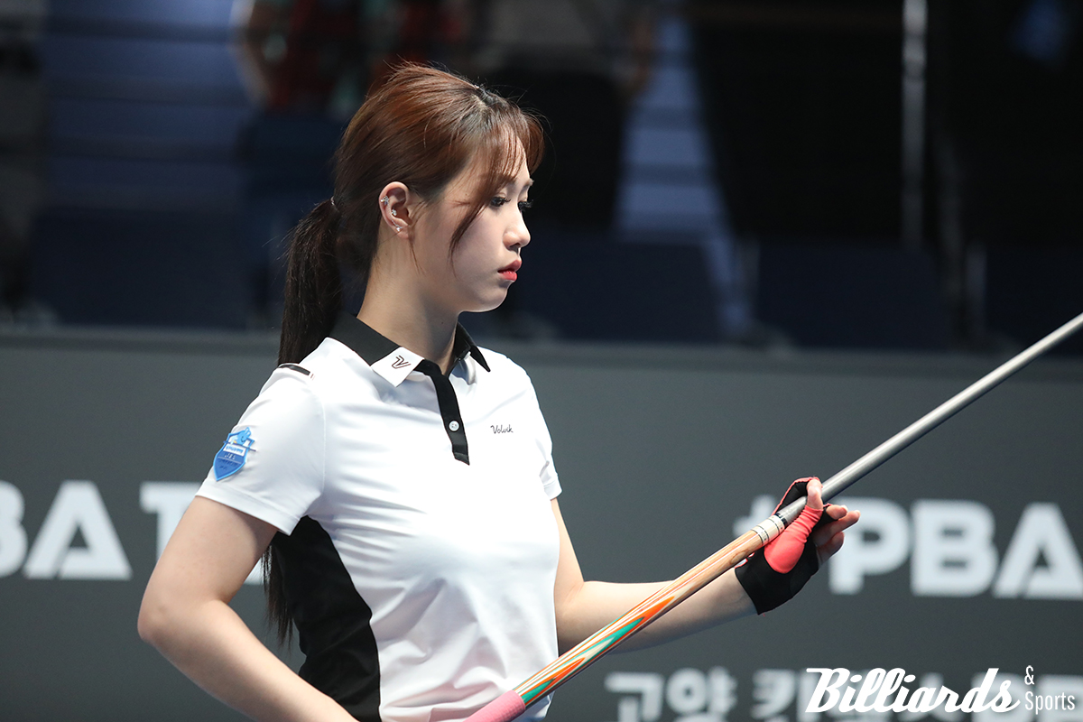 PPQ에서 이선영을 15:13으로 꺾고 PQ에 오른 전애린이 손수민과 64강 진출을 다툰다. 사진=고양/김민영 기자