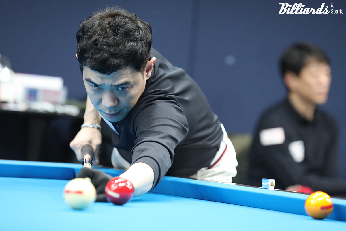 이충복과 개막전 128강에서 대결하는 정경섭.