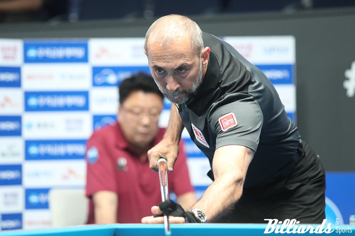 지난 시즌 개막전 우승자 세미 사이그너가 이번 시즌 개막전 첫 경기에서 0-3 패배를 당하고 탈락했다. 사진=고양/이용휘 기자