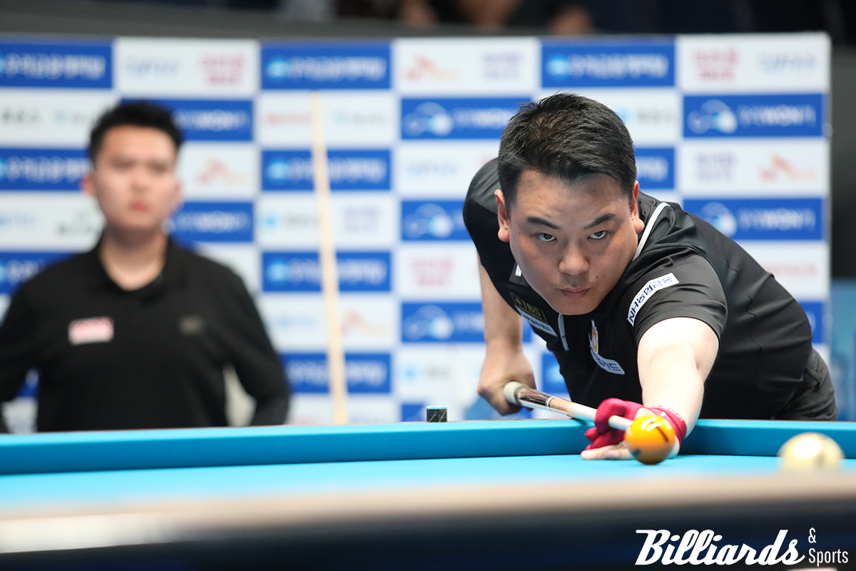 '마민껌 아들' 마꽝과 대결 중인 조재호. 사진=고양/이용휘 기자