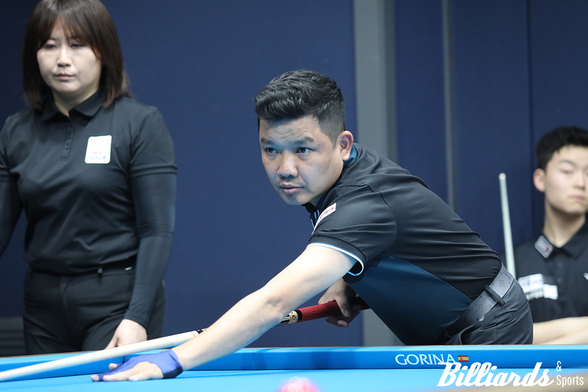 김영원과 128강전 대결 중인 응우옌득아인찌엔. 사진=고양/이용휘 기자