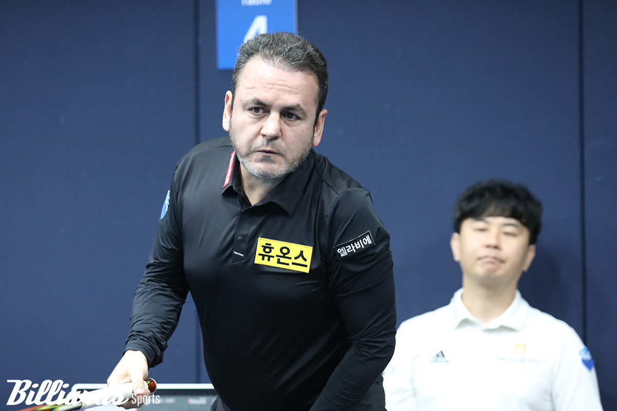 로빈슨 모랄레스가 PBA 복귀 첫 경기에서 승리하며 빠른 적응을 마쳤다. 사진=고양/이용휘 기자