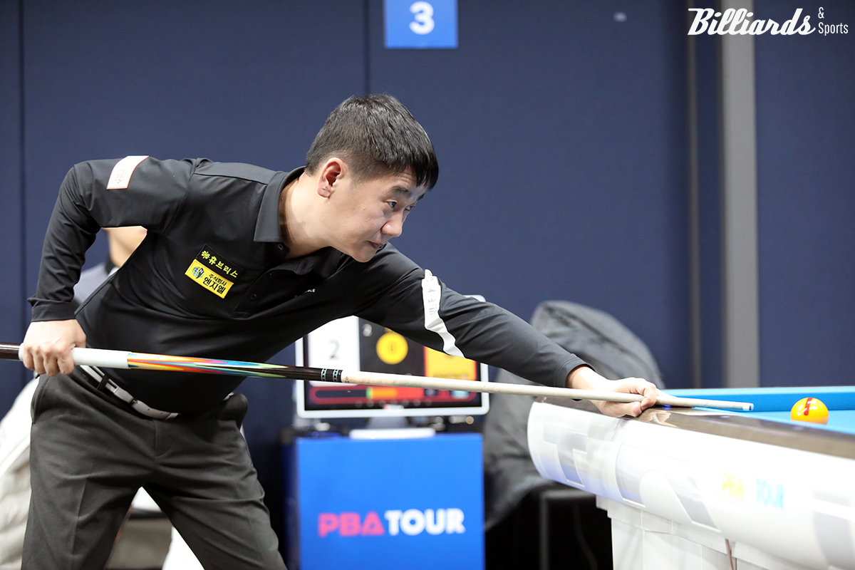 애버리지 2.813으로 개막전 128강 종합순위 1위에 오른 이동녘.