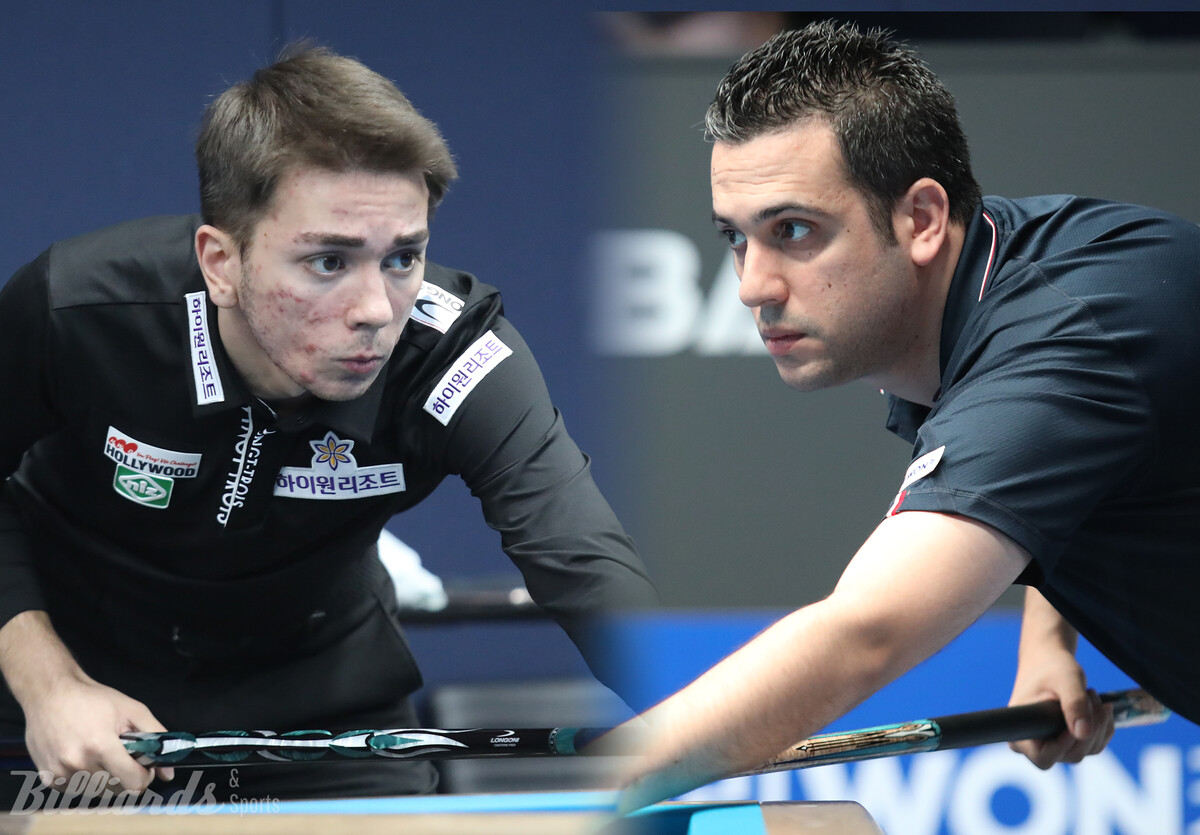 '17살 신예' 부라크 하샤시(튀르킹)가 20일 오후 3시 30분에 시작하는 개막전 '우리금융캐피탈 PBA 챔피언십' 64강에 올라가 'PBA 최강자' 다비드 사파타(우리금융캐피탈)와 32강 진출을 다툰다.  사진=고양/이용휘 기자