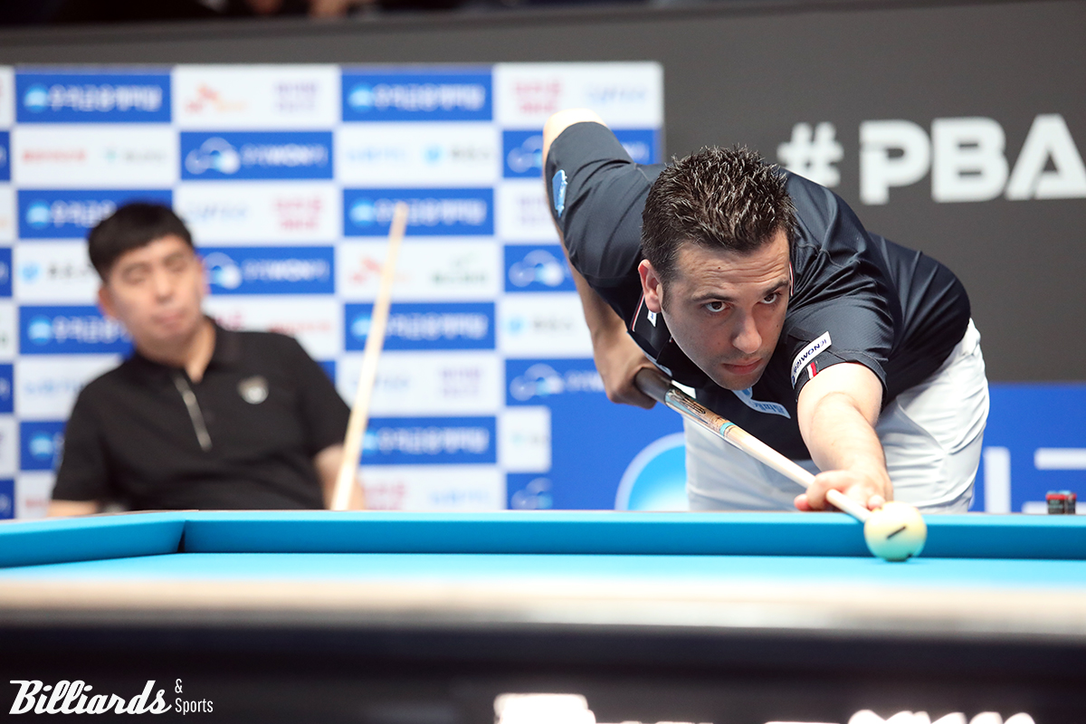 사파타는 128강전에서 윤영환을 세트스코어 3-1로 제압하고 64강에 올라 월드챔피언십 준우승의 상승세를 이어갔다.