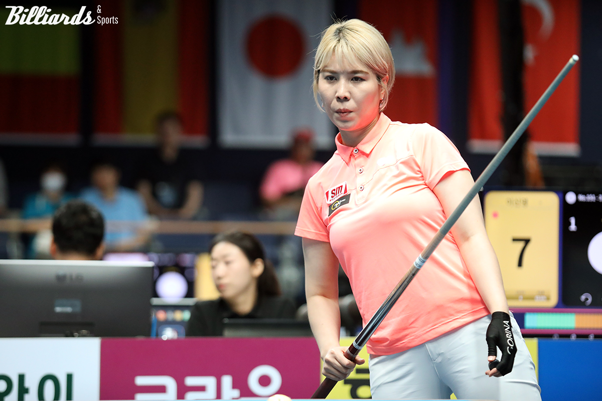 이신영에게 아깝게 패해 8강행에 실패한 오수정.